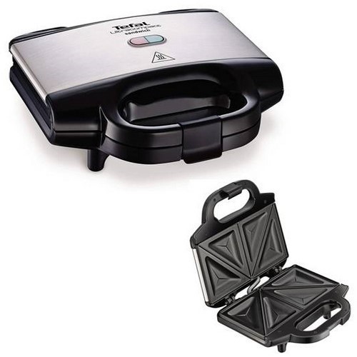 SANDWICHERA TEFAL SM155212 INOX/NEGRA